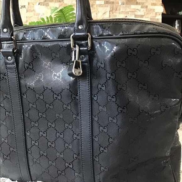 GUCCI Briefcase Unisex GG Imprime Large - Picture 4 of 6